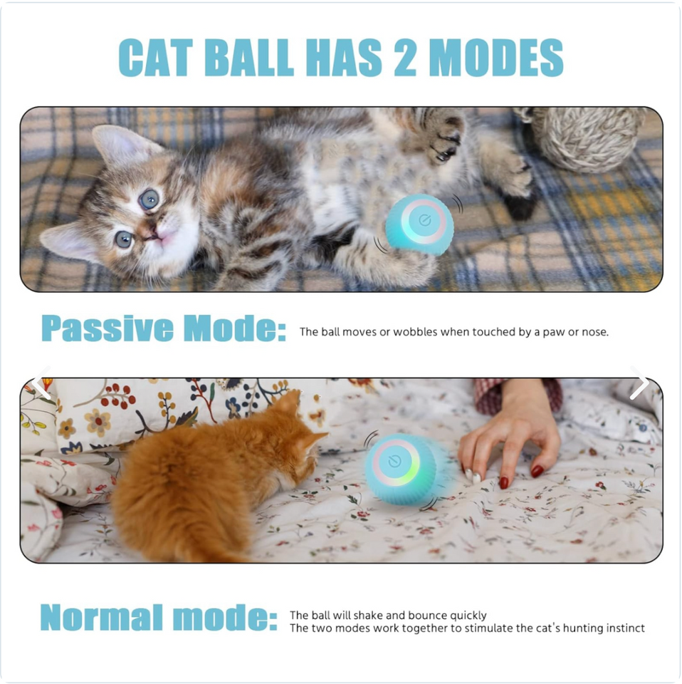 JUGUETE INTERACTIVO BOLA PARA GATO